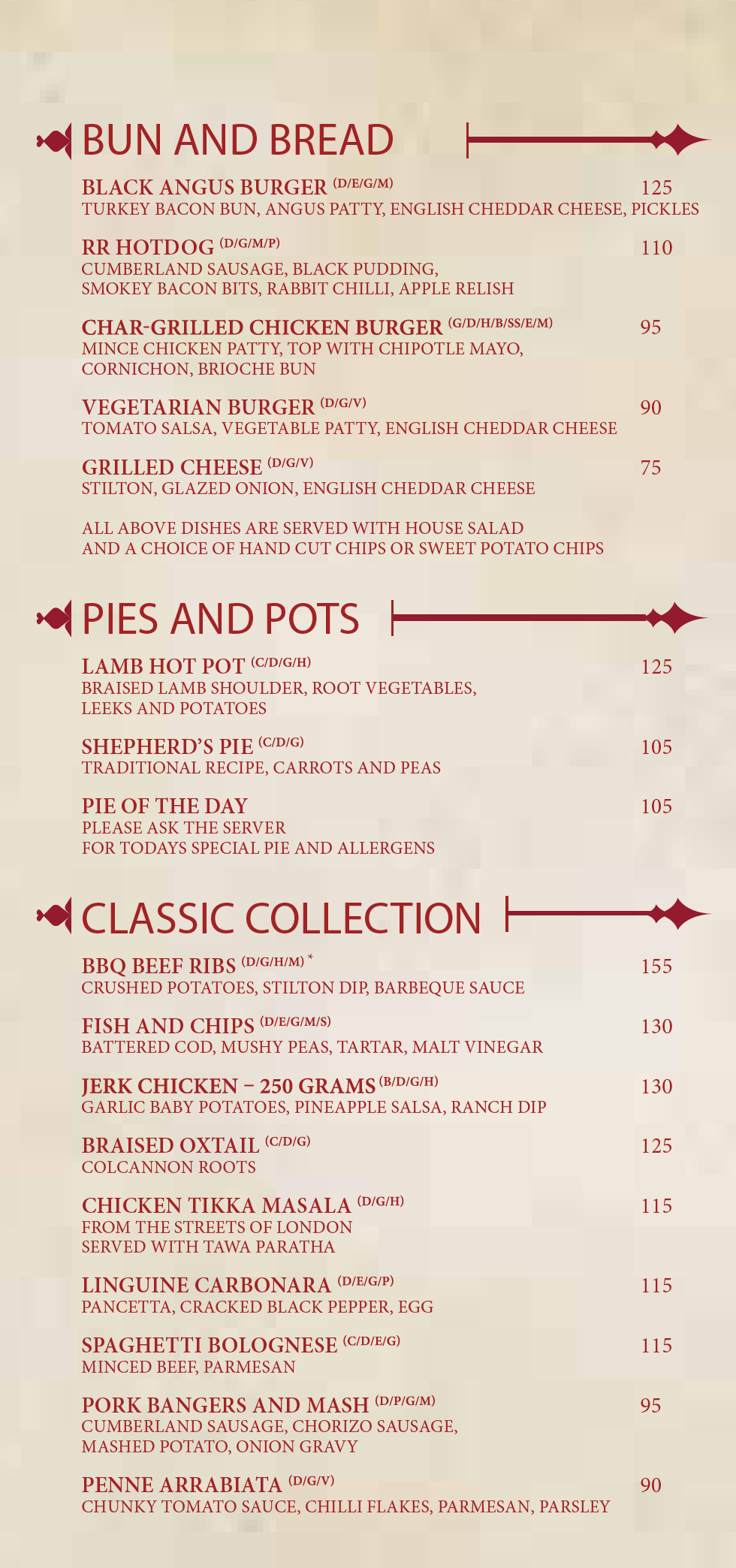 Menu Displays powered for Taj Exotica Resort & Spa by menumodo