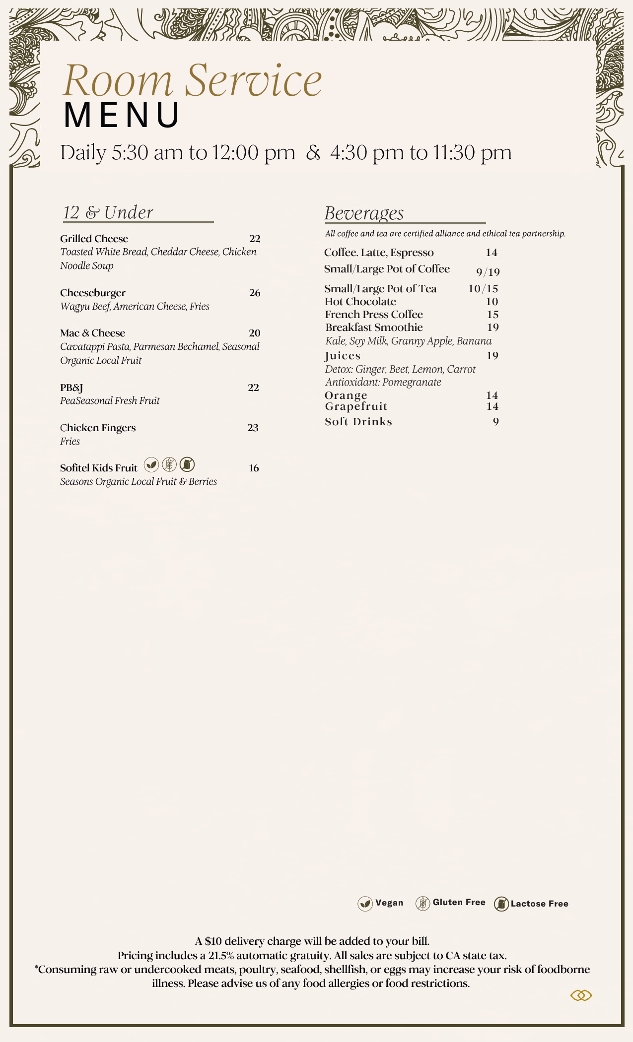 Menu Displays powered by menumodo